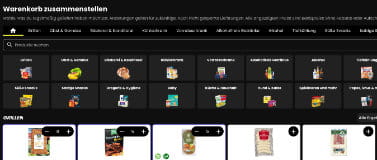 Screenshot of application
