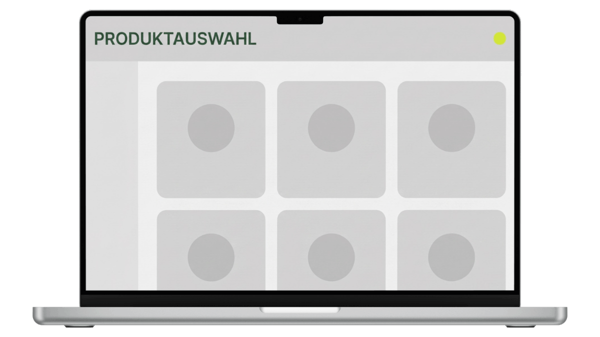 Screenshot of application