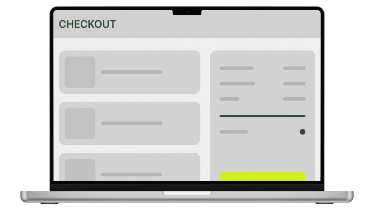 Screenshot of application