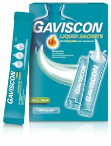 GAVISCON LIQUID MINT SUSPENSION ZUM EINNEHMEN SACHETS, 10ML