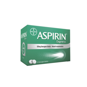 Aspirin Express - überzogene Tabletten 500mg, 20 Stück