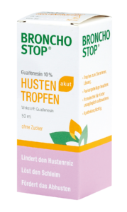 Bronchostop Guaifenesin 10% akut Tropfen, 50ml