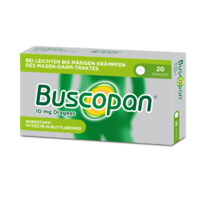 Buscopan® 10 mg – Dragees, 20 Stk.