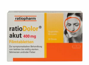 RATIODOLOR AKUT FILMTABL 400MG, 20 Stück