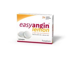 easyangin lemon 5mg/1mg Lutschtabletten, 24 Stk.