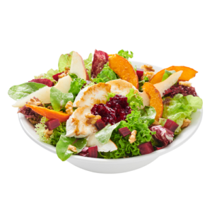 Kürbis-Ziegenkäse-Salat