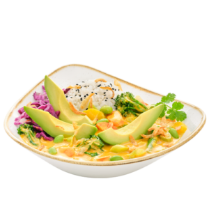 Yellow Avocado Vegan Curry