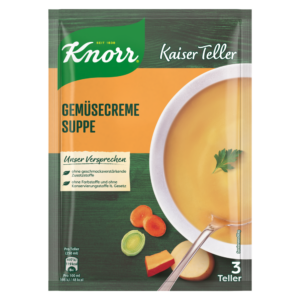 Knorr Kaiser Teller Gemüsecremesuppe