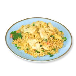 C40 - Gebratener Curryreis mit Huhn