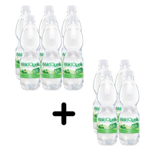 Waldquelle Mineralwasser Spritzig 8+4 Gratis