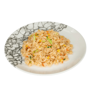 Eierreis mit Gemüse
