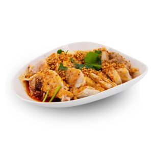 V17 - Mariniertes Huhn mit Chili Öl (scharf)