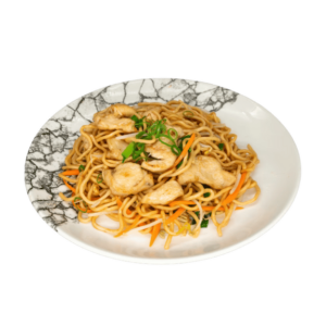 Nudeln mit Hühnerfleisch
