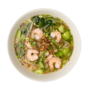 Pho Hai San mit Garnelen