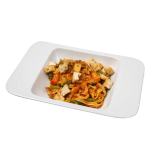 Rotes Curry Tofu mit Gemüse