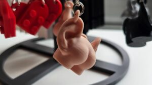 Schlüsselanhänger "Arsch mit Ohren" mit Farbwahl