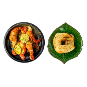 Gegrillte Riesengarnelen