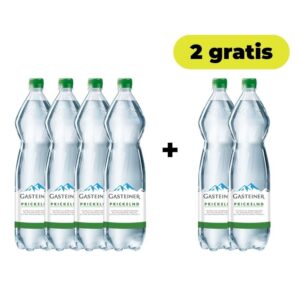 Gasteiner Mineralwasser Prickelnd 1,5l PET 4+2 gratis
