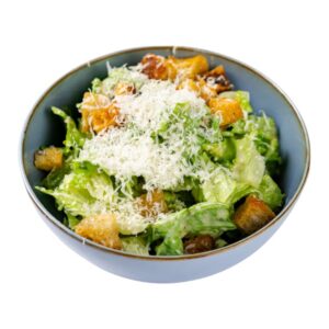 Caesar Salat mit 180g gegrillte Tandoori-Hühnerstreifen