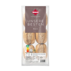 Sinnack Aufbackbrötchen mit Roggenmehl