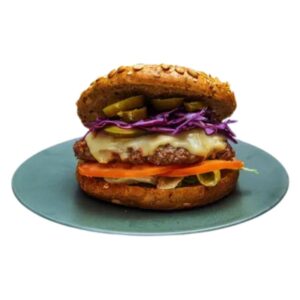 THE HE IS ON FIRE BURGER