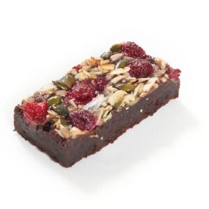 Himbeer Mandel Brownie