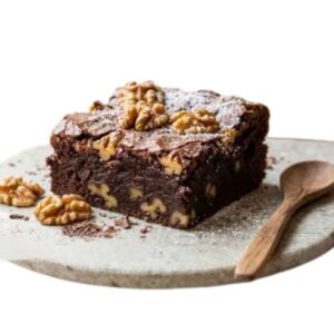 Schokobrownie mit Walnüssen