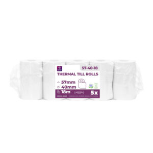 Ec-Cash Thermorollen 57mm x 18m x 12mm (10 Rollen)