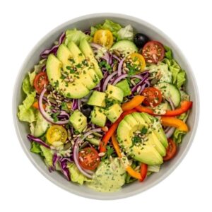 Salat mit Avocado