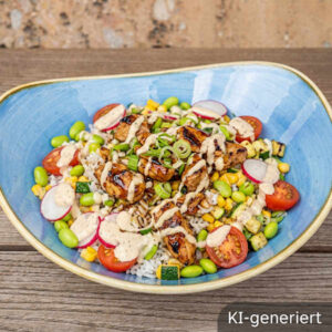 Teriyaki Planty Chicken Bowl